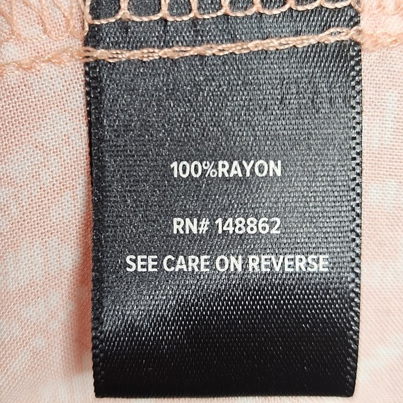 Chico Size 1 (M 8) Peach Dress Elastic Top Sleeveless Women's Casual Wear - Picture 6 of 7